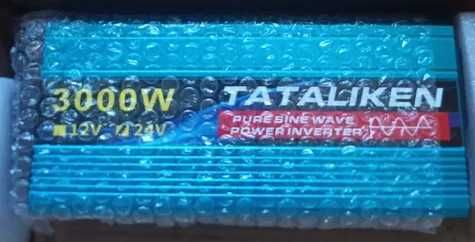 Инвертор чистый синус 3kW (преобразователь) Tataliken 3000W  24В