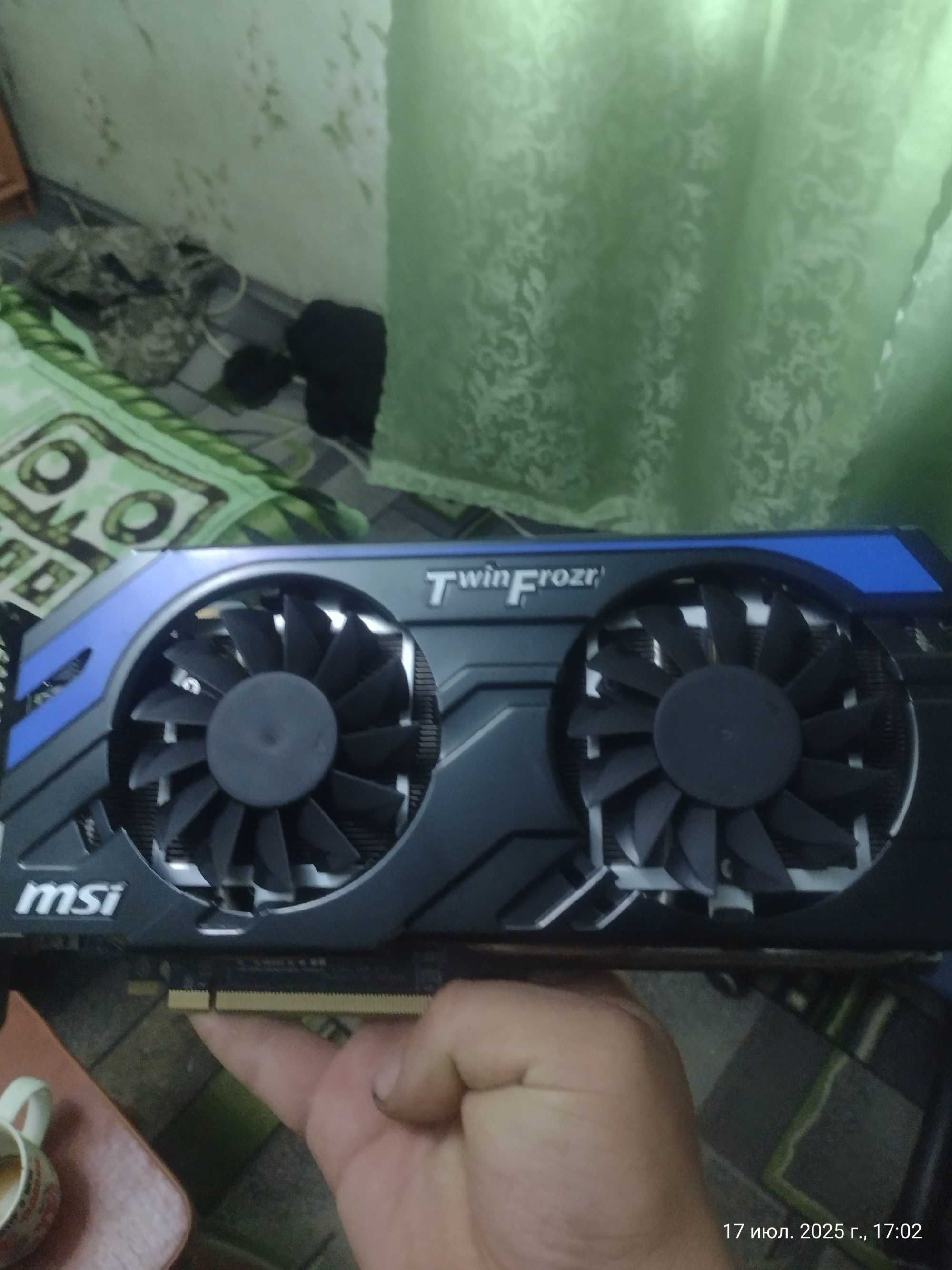 Продам відеокарту msi nvidia twin frozr 660ti 2gb 192bit