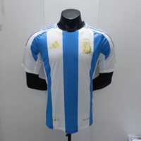 T shirt argentina nova com etiqueta versão jogador 2024