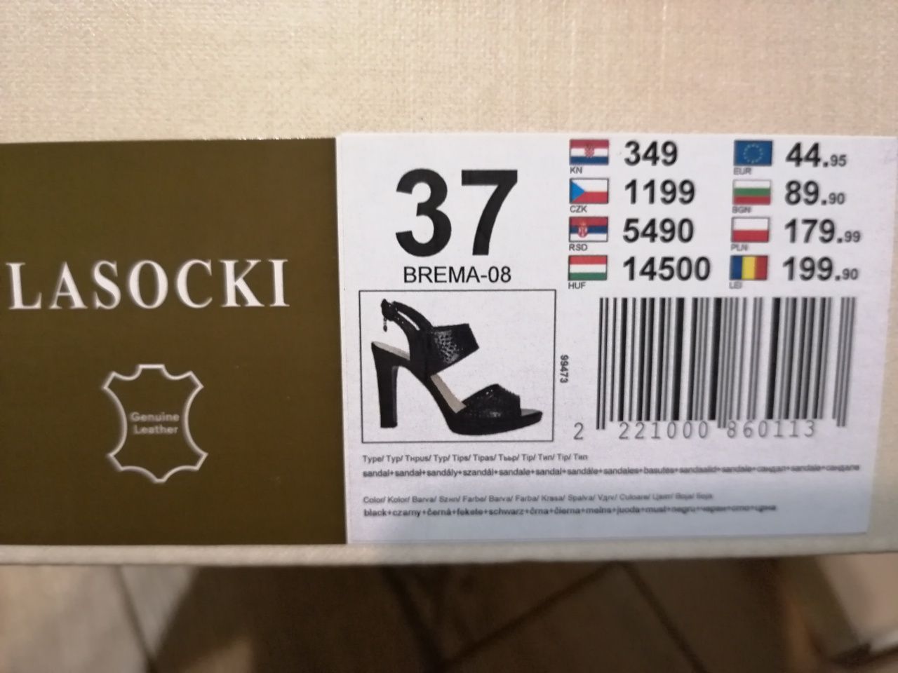 Buty, Lasocki, rozm 37, stan bardzo dobry