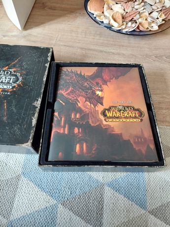Warcraft Cataclysm livro de arte e cd musica