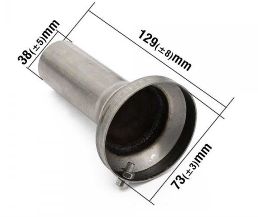 Флейта в прямоток Сайленсер заглушка глушителя db killer дб кілер