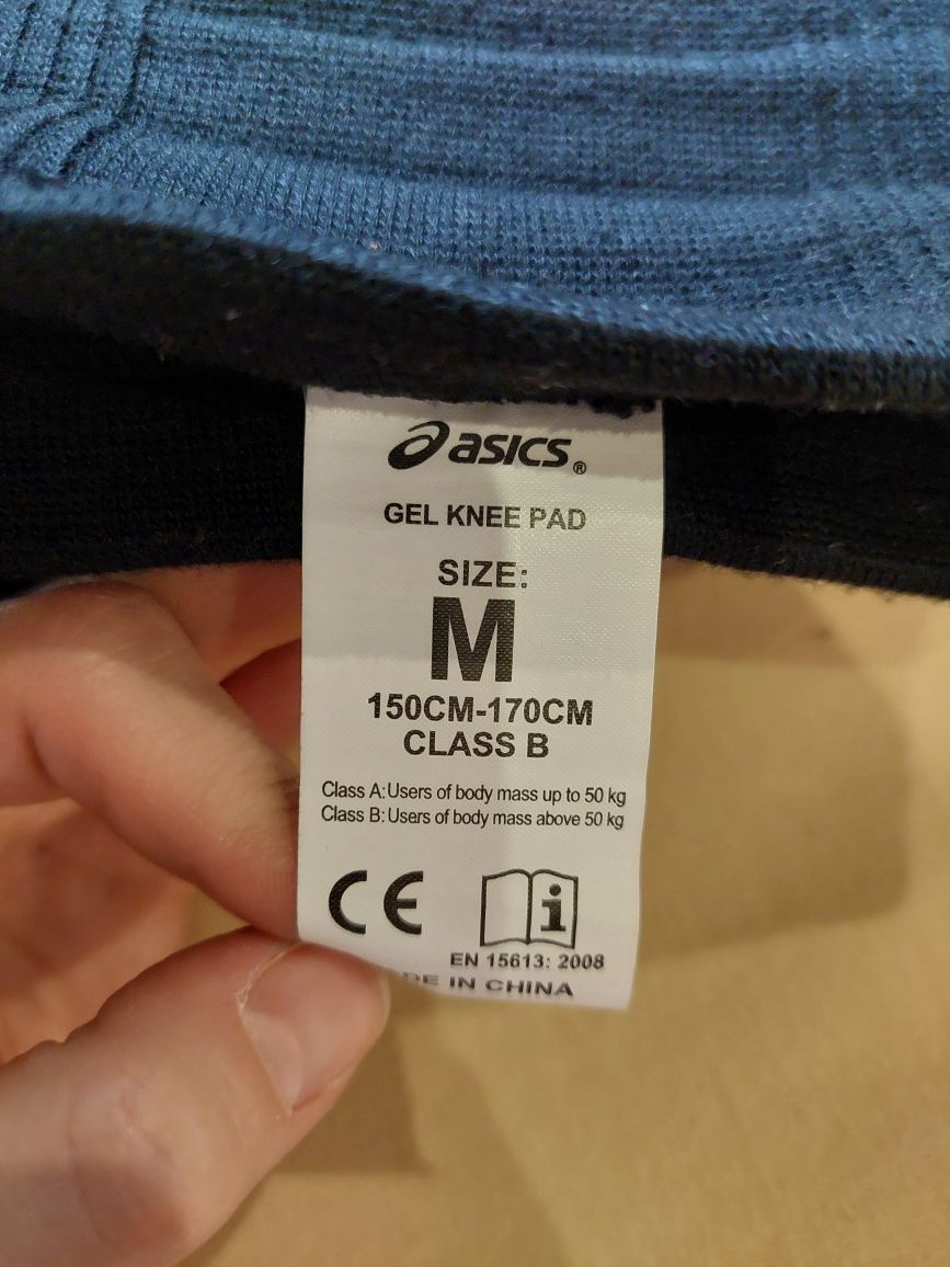 Ochraniacze na kolana czarne nakolaniki asics M żelowe gel