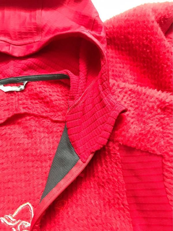 Norrona Lofoten Alpha Row zip Hoodie Polartec power Grid