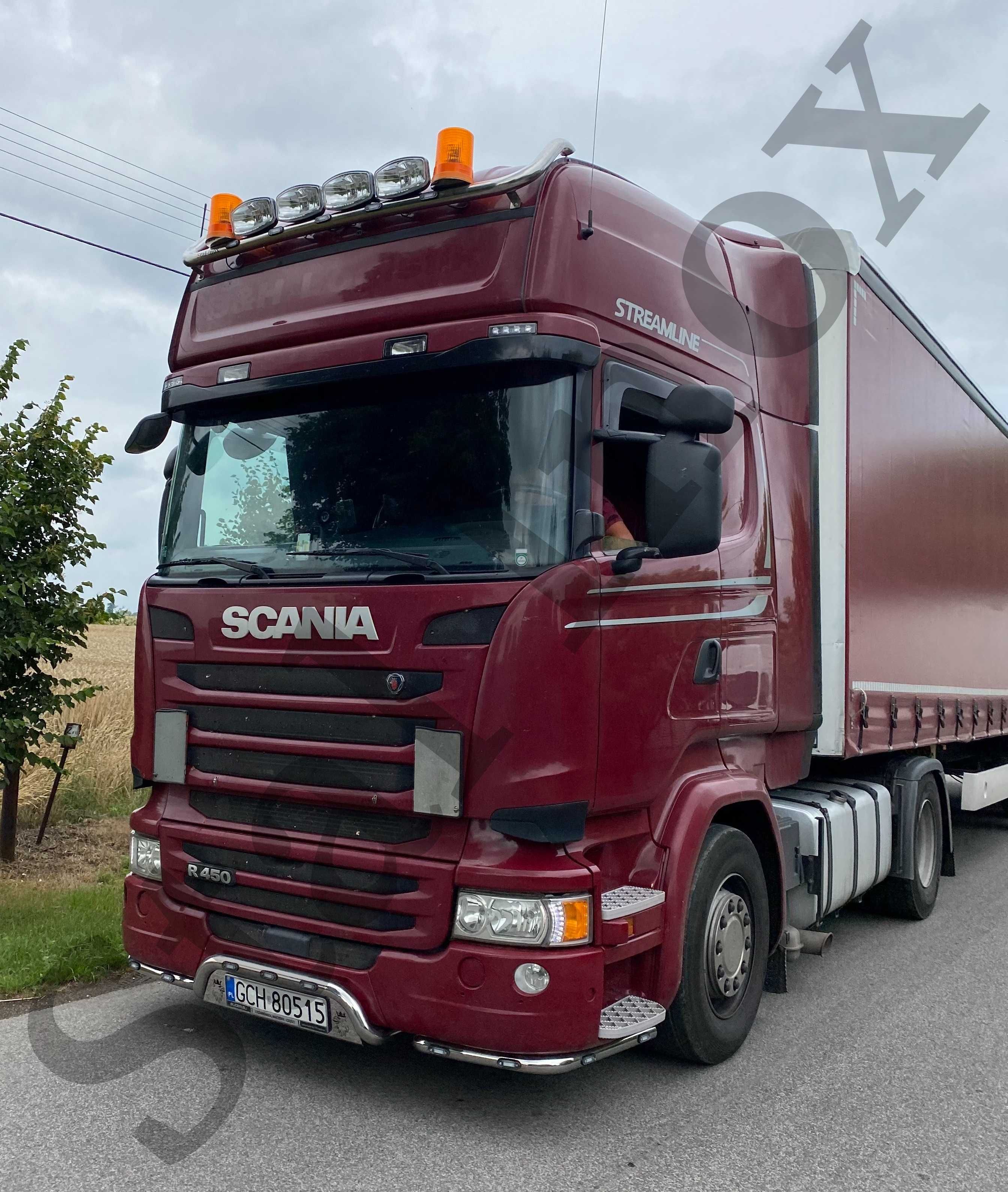 ORUROWANIE Górne Scania R na całą kabinę Scania Highline