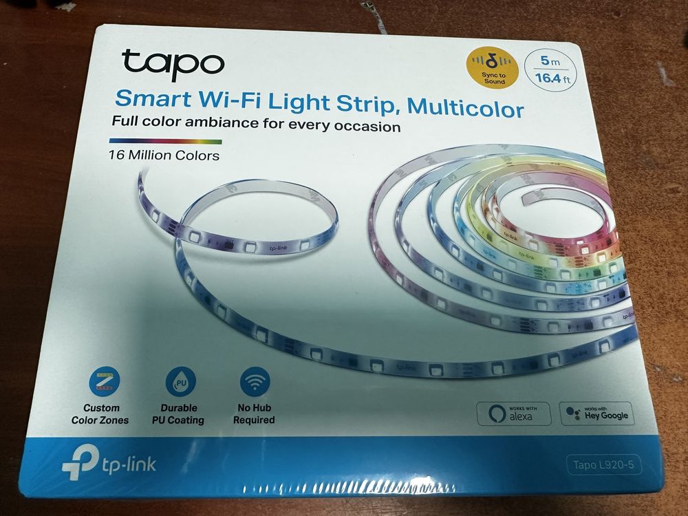 Tapo L920-5 Розумна багатобарвна світлодіодна Wi-Fi стрічка