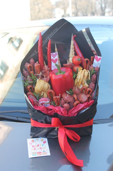 Мужской букет.Букет мужчине.Мясной букет.  Мужской букет