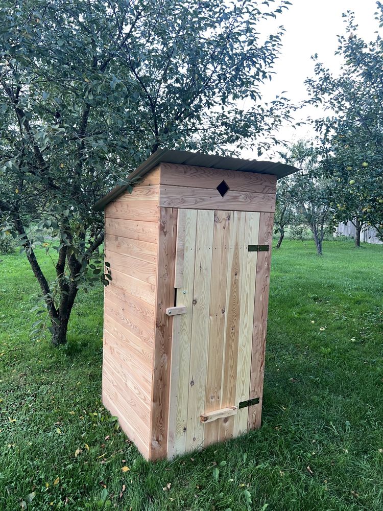 WC drewniane // toaleta ogrodowa przenośna // na działke // na budowe