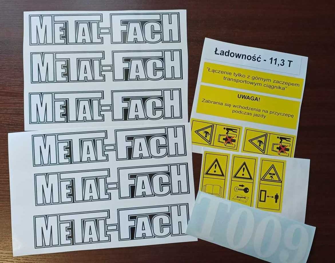 Naklejki na maszyny budowlane rolnicze samochody Nalepki reklamowe
