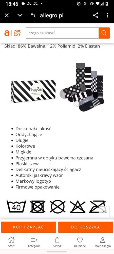 Skarpetki Happy Socks box