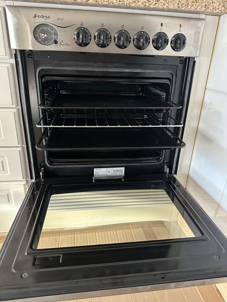 Pack EDESA NOVO – Forno + Placa (3 gás + 1 elétrico) – Nunca usados!