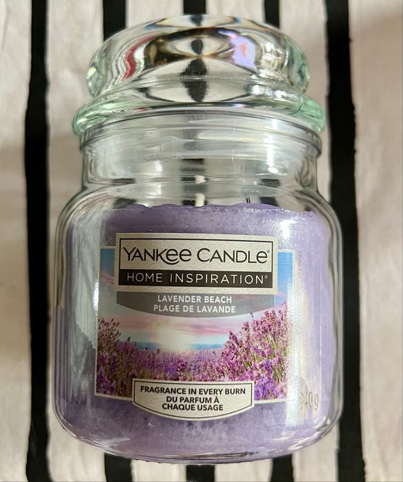 świeca Lavender Beach Home Inspiration Yankee Candle 340 g