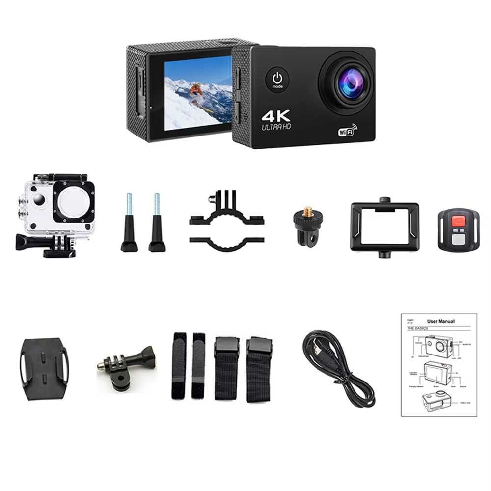 Kamera akcji Ultra HD 4K/30fps WiFi 2.0 calowy 140D