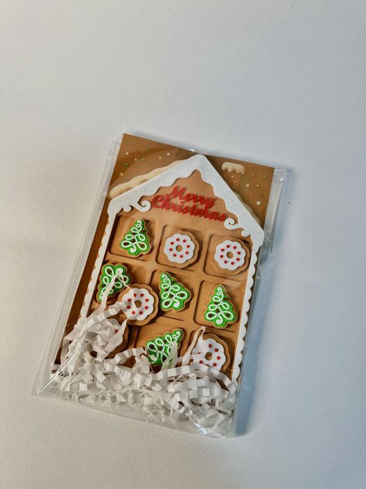 Настільна гра / хрестики нолики/ новорічний подарунок