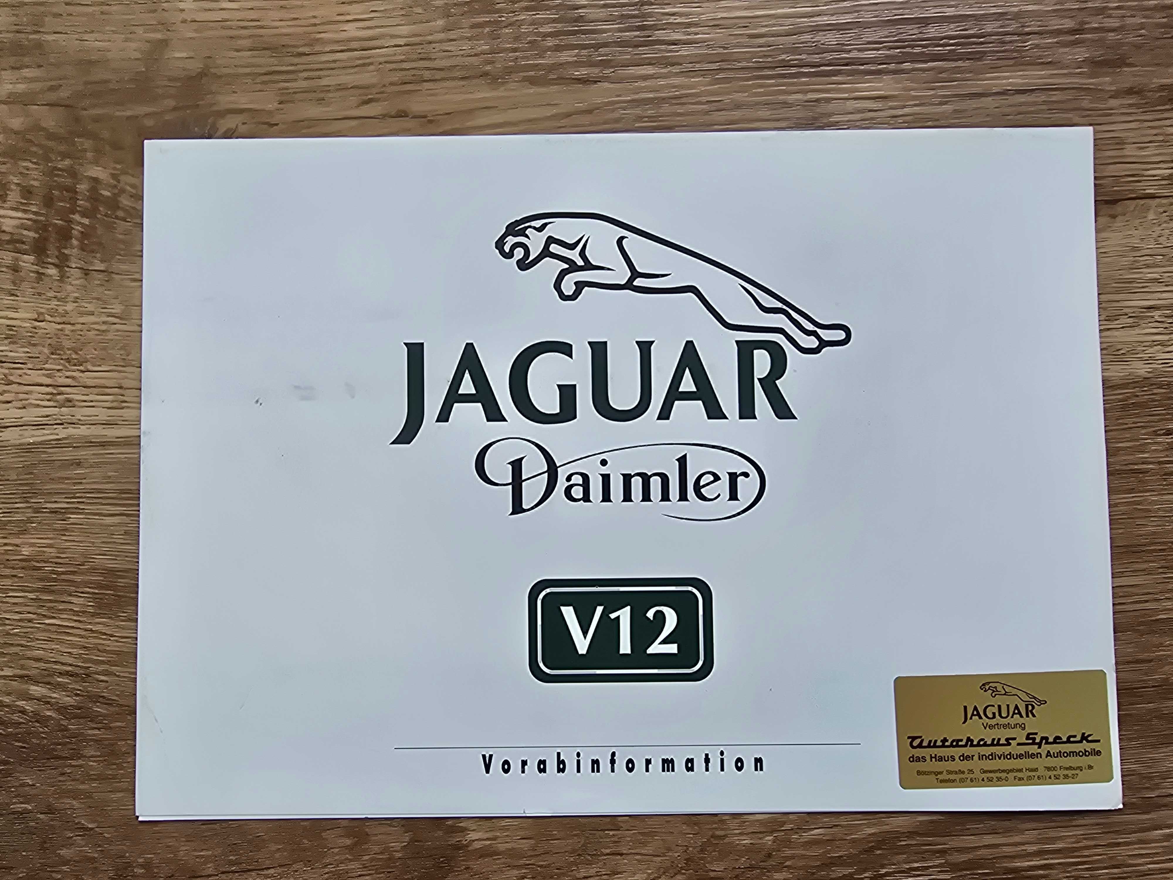 Prospekt Jaguar Daimler V12
