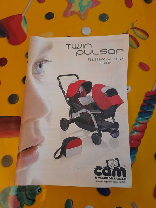 Carrinho de bebé para gémeos