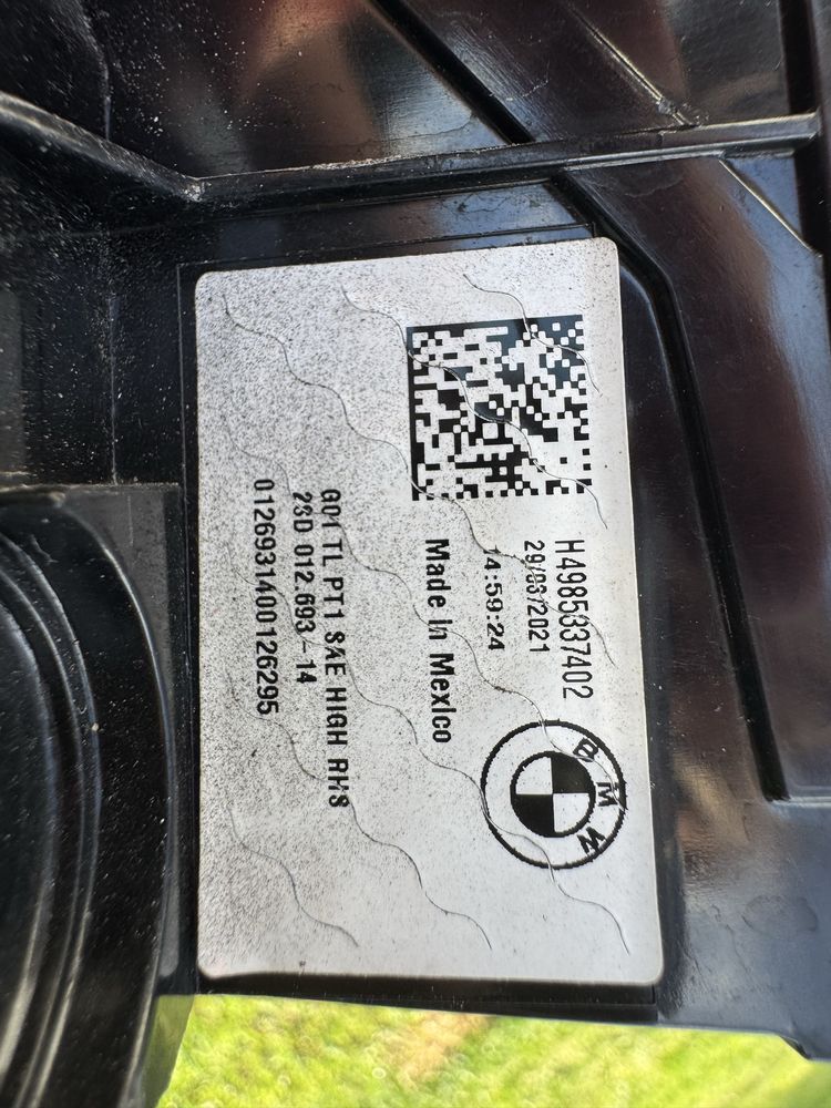 BMW X3 G01 lampy tylne EU