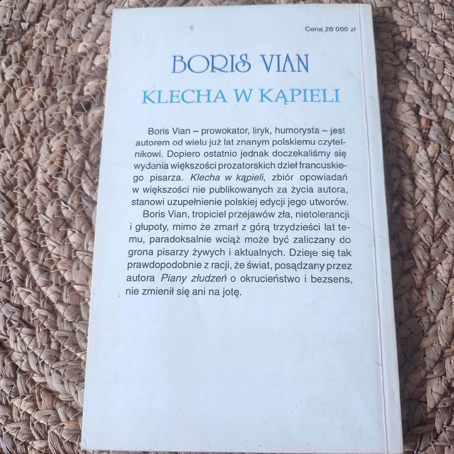 Klecha w kąpieli Boris Vian
