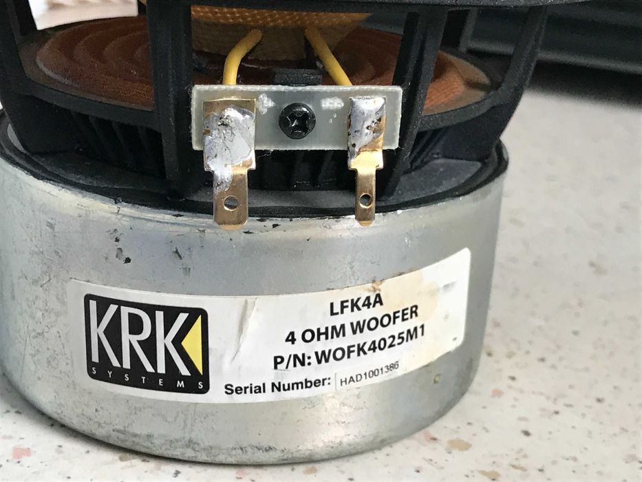 KRK VXT-4 LFK4A вуфер woofer студийные мониторы p/n: WOFK4025M1