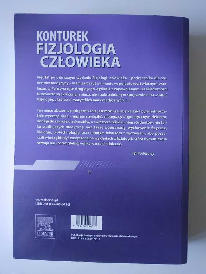 Konturek Fizjologia człowieka podręcznik dla studentów medycyny