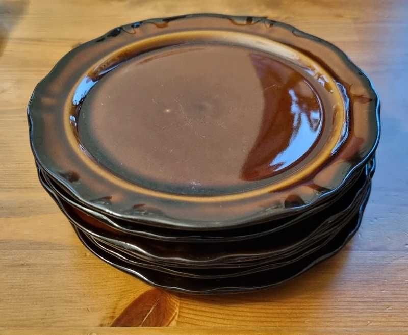 Talerzyki 6 szt, Zakłady Porcelany "Bogucice", ceramika,