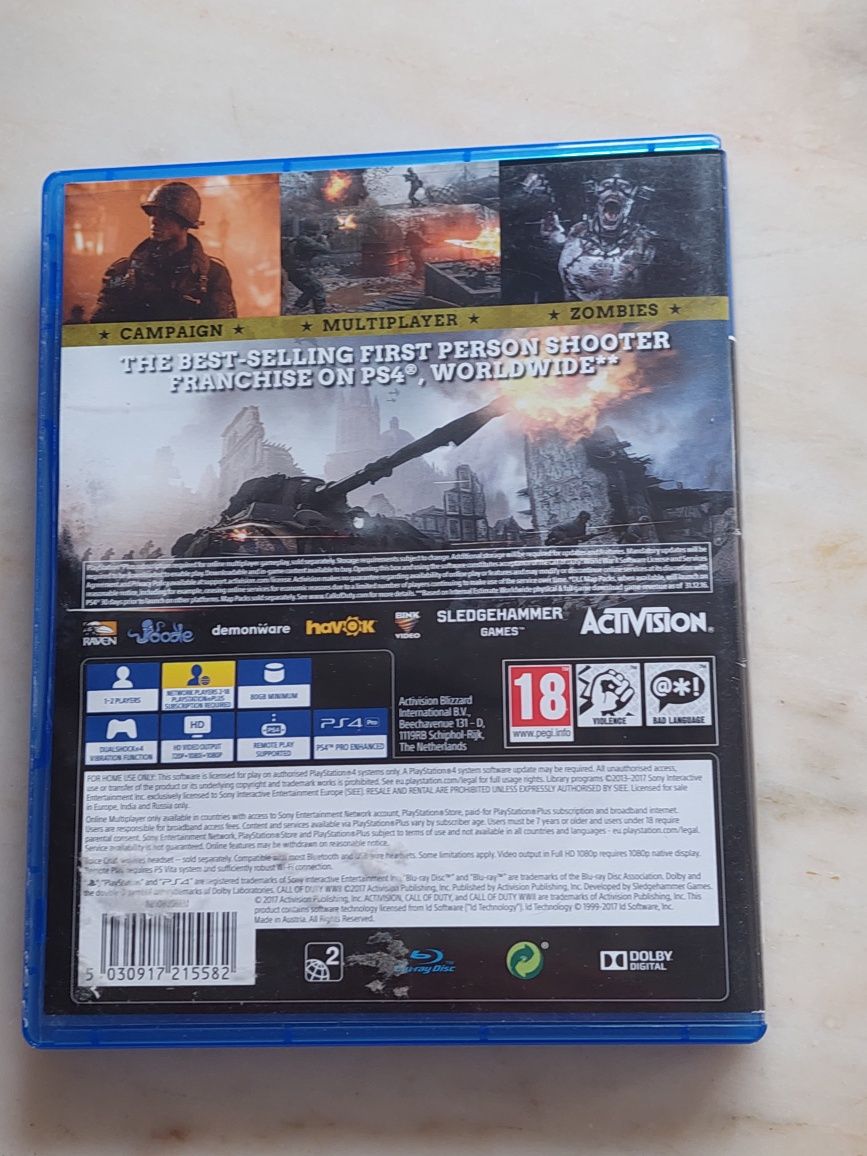 Jogo Call of Duty WWII, Ps4