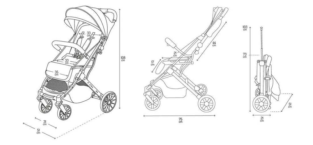 Spacerówka do 22 kg
