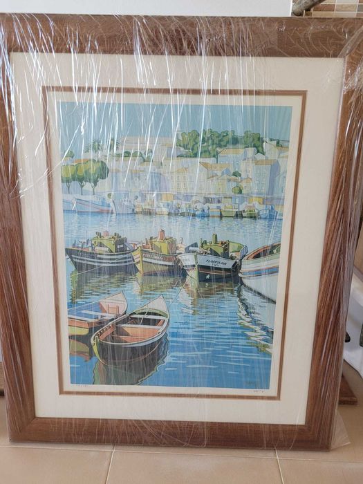 Quadro decorativo Porto de Setúbal – Rogério Chora