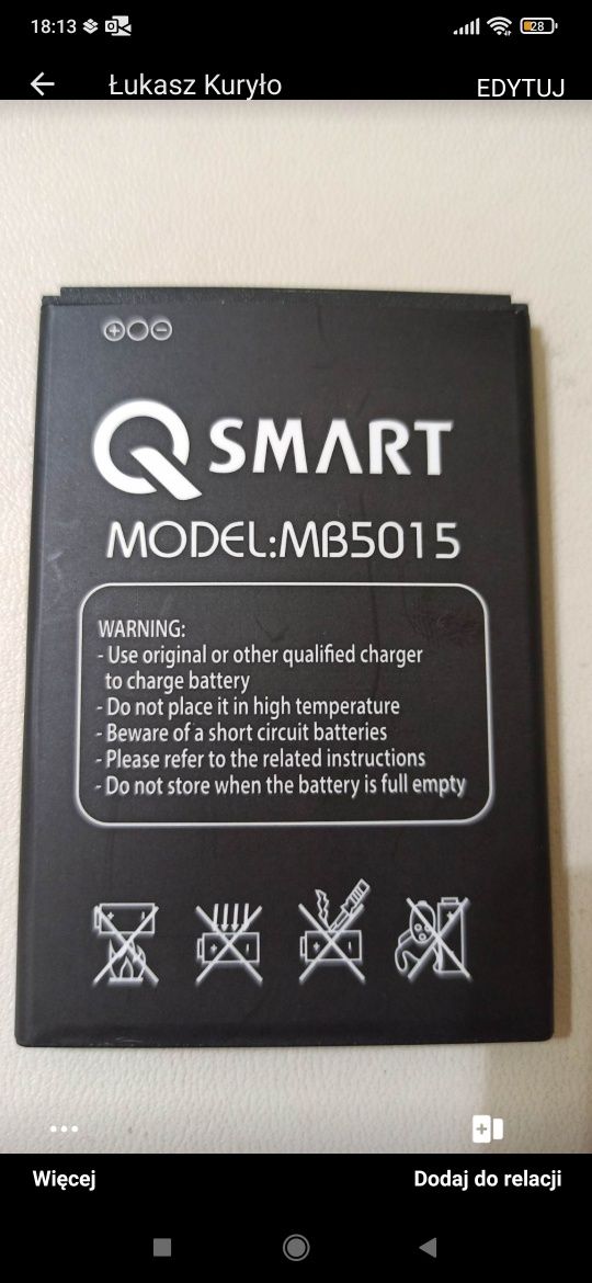 Bateria do smart MB 5015