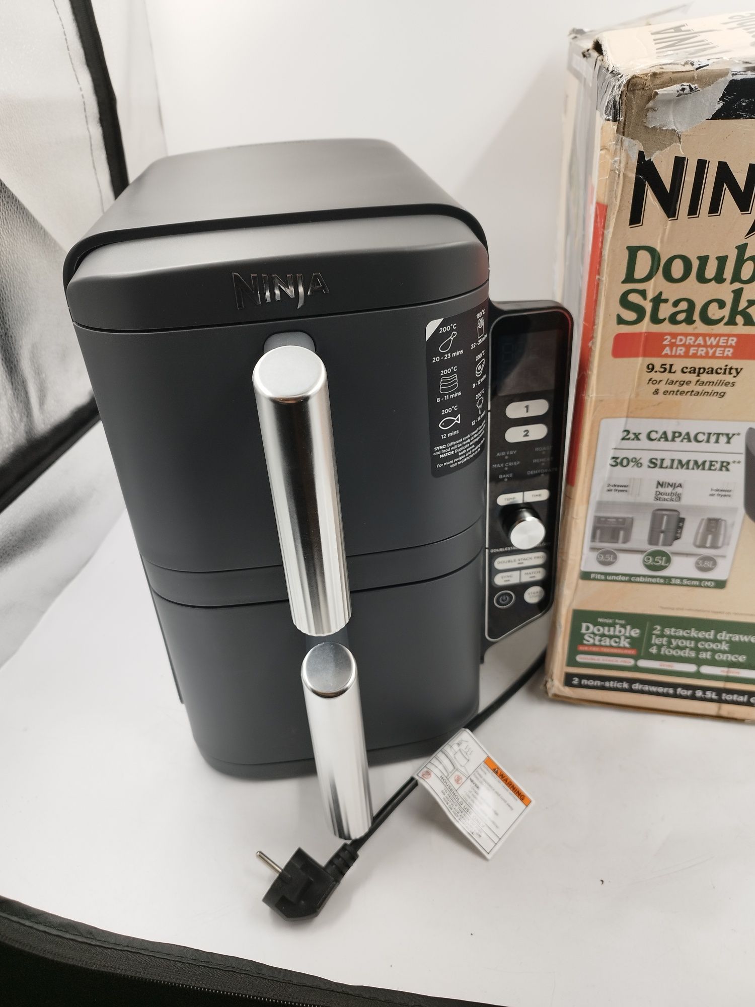Ninja double Stack XL frytkownica beztłuszczowa SL400EU
