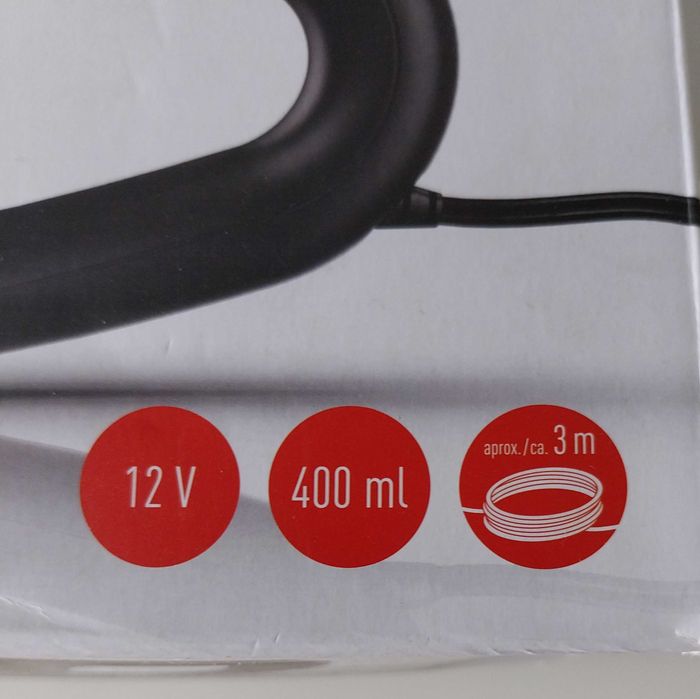 Aspirador de mão 12V para carro