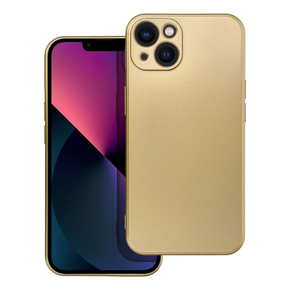 Etui Metallic do iPhone 13 Gold