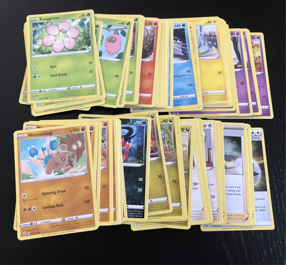 73 cartas Pokémon