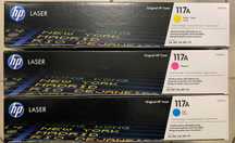 Oryginalne tonery HP 117A W2071A W2072A W2073A