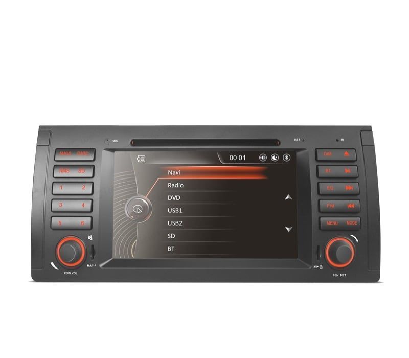 AUTO RADIO 2DIN 7&quot; PARA BMW X5 E53 99-06 SERIE 5 E39 95-03 USB GPS TACTIL HD