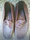 Sapatos mocassins 36 em pele