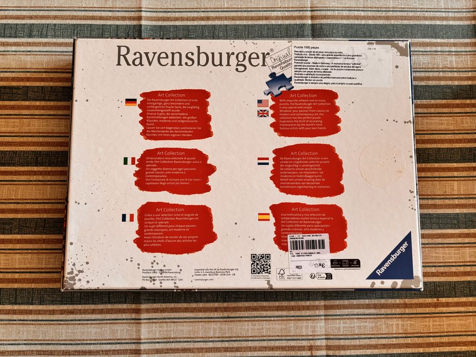 Puzzle/Quebra-cabeças Ravensburger 1000 peças