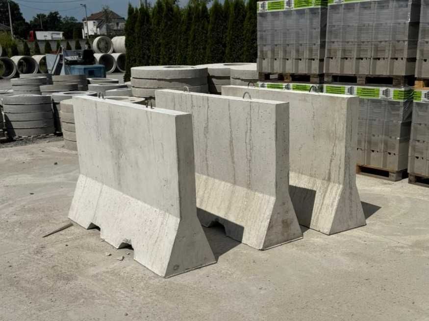 Bariera Betonowa boksy mur oporowy zasieki zapory boxy bloki betonowe