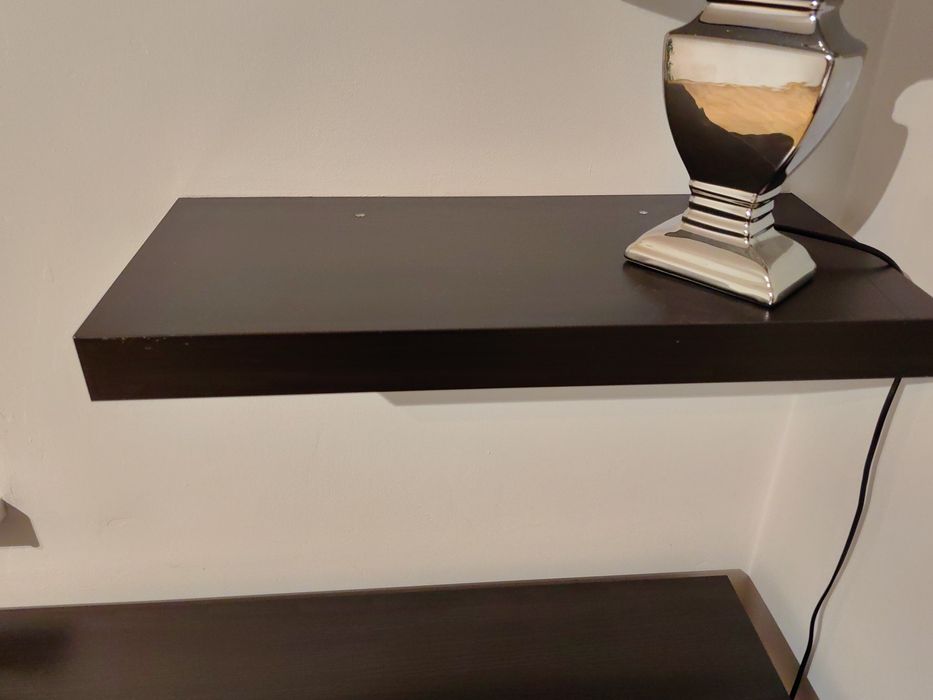 Biurko z szufladami wenge black Red White