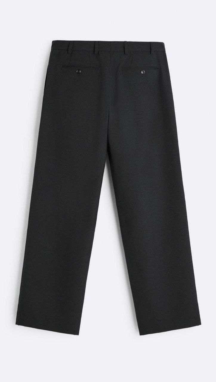 Штани ZARA straight-leg із змішаної вовняної такнини новинка 2025 рік