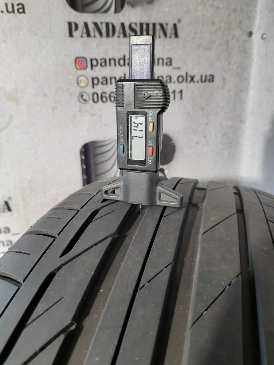 Шини 7мм 225/55 R17 BRIDGESTONE Turanza T001i * б/в Літо склад