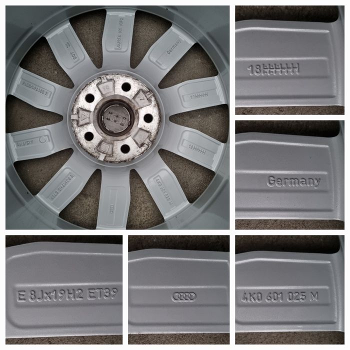 Koła Zimowe Alu z czujnikami 19" Audi A6 C8 5x112 SuperStan Oryginalne
