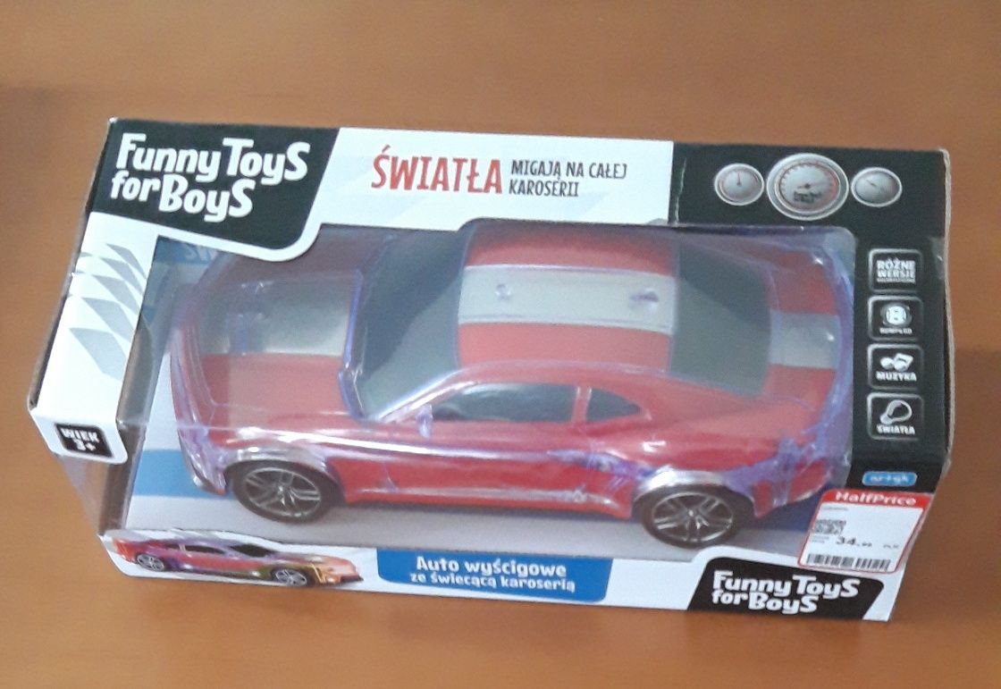 Auto wyścigowe ze świecącą karoserią Funny Toys for Boys