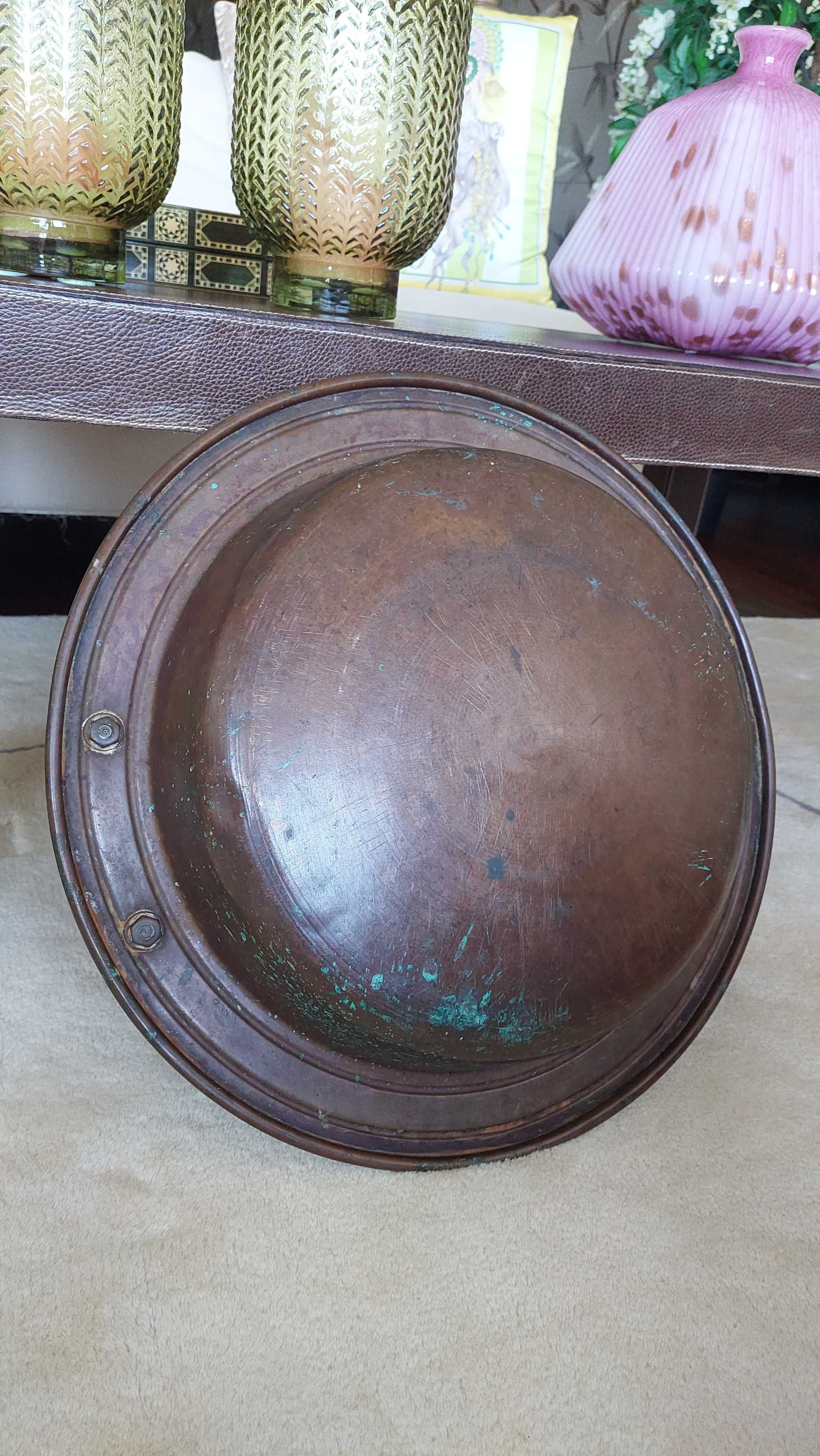 taça decorativa em cobre - antiguidade