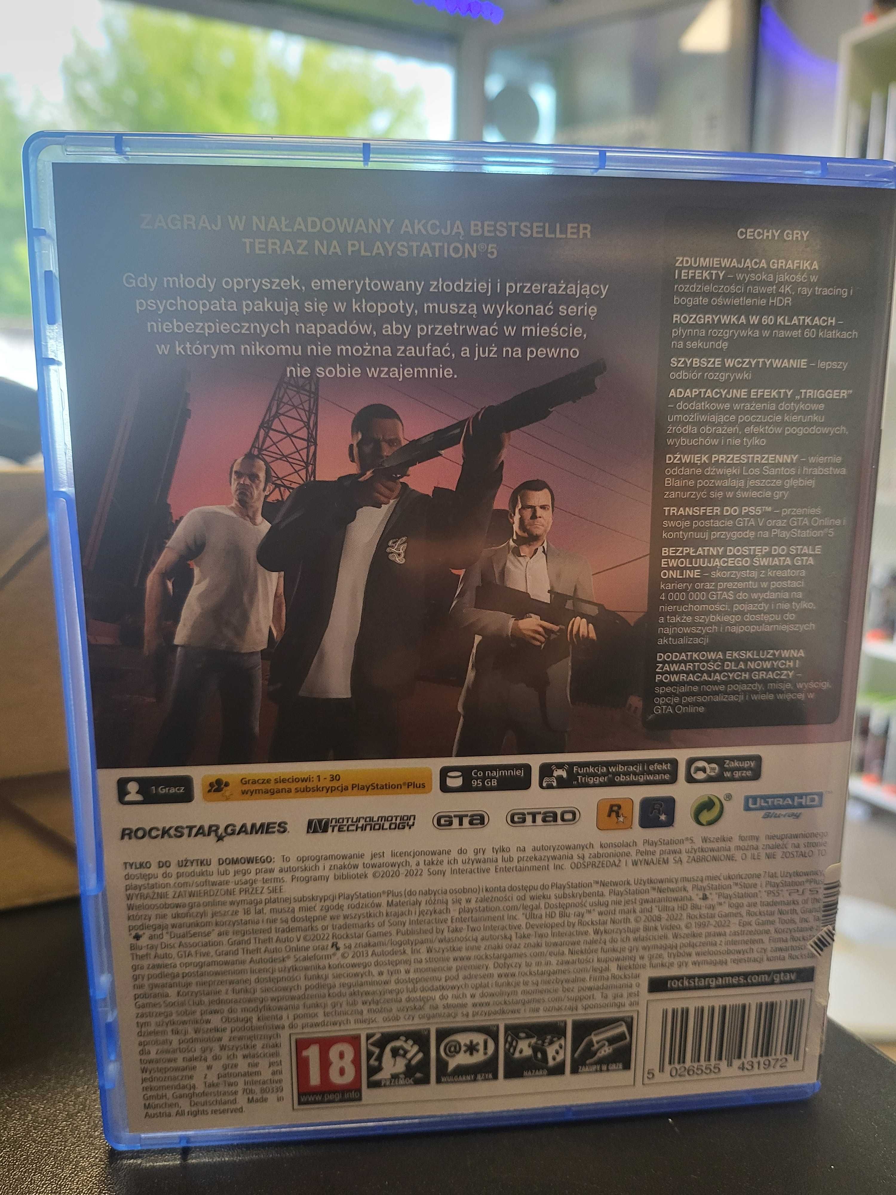 Grand Theft Auto V PS5 PL SklepzGramiWWA Skup