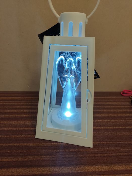 Latarenka LED kortina anioł