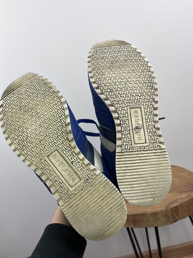 Niebieskie granatowe buty sportowe męskie Tommy Hilfiger rozmiar 44,5