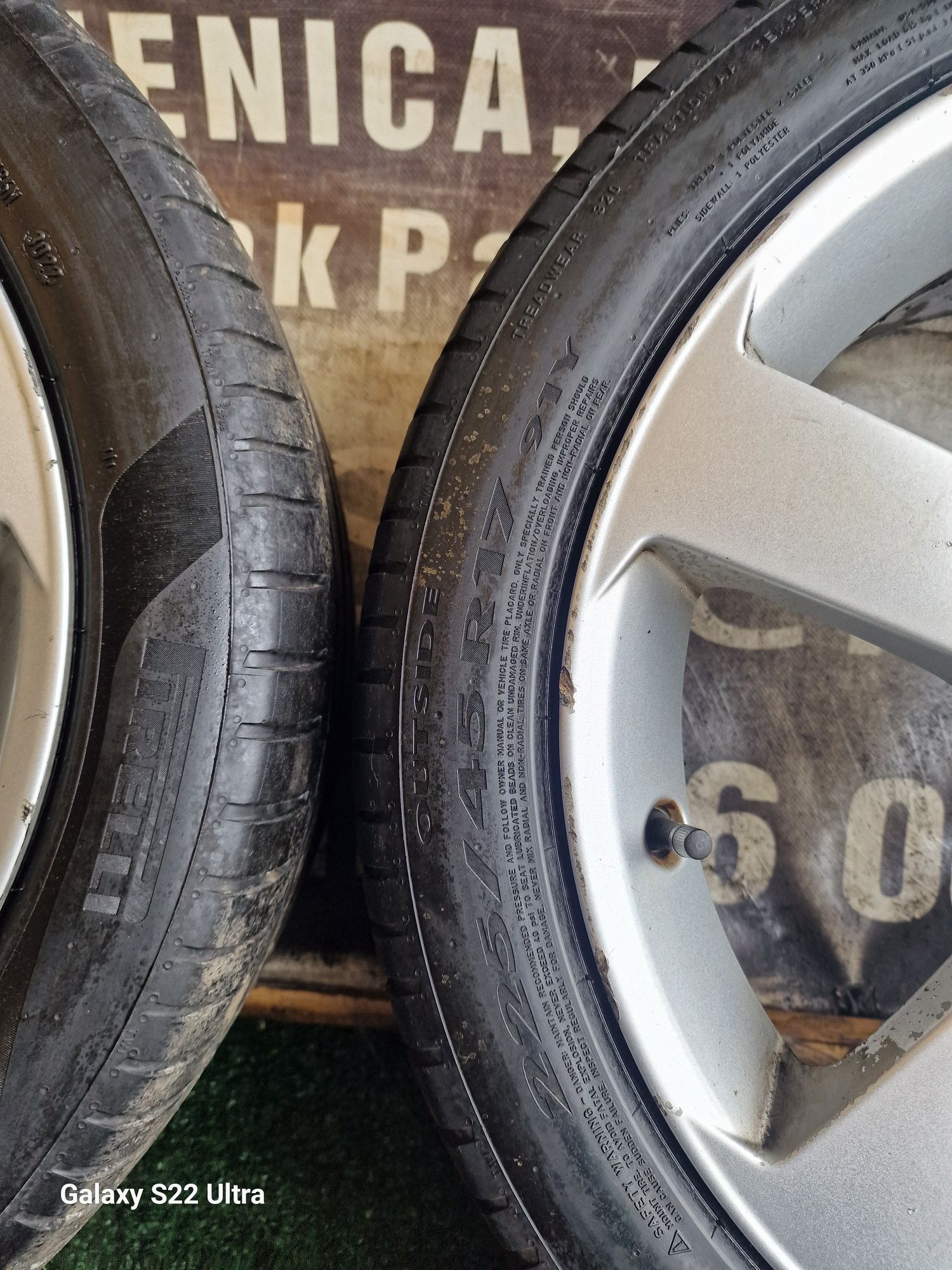 Koła letnie 17 5×110 Saab 9-3-5 Opel Komplet Orginał