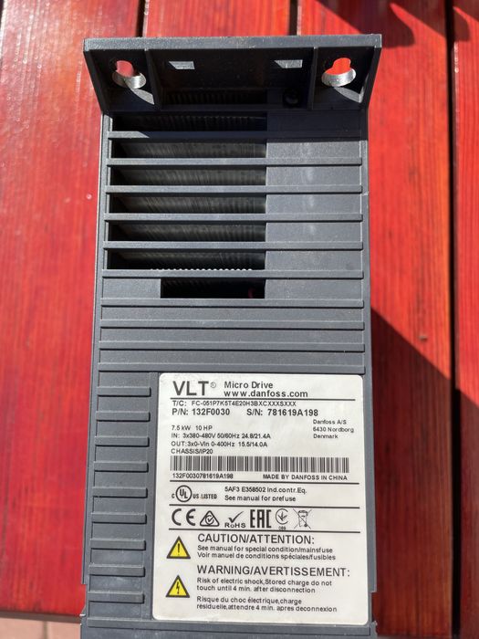 Falownik Danfoss VLT Micro Drive FC51 7,5kW