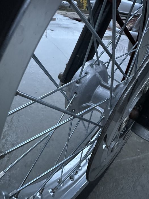 Ява 634-638 вилка, дискові тормоза